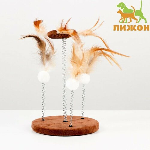 Дразнилка на основании Праздничная 15 см коричневаябелая 684₽