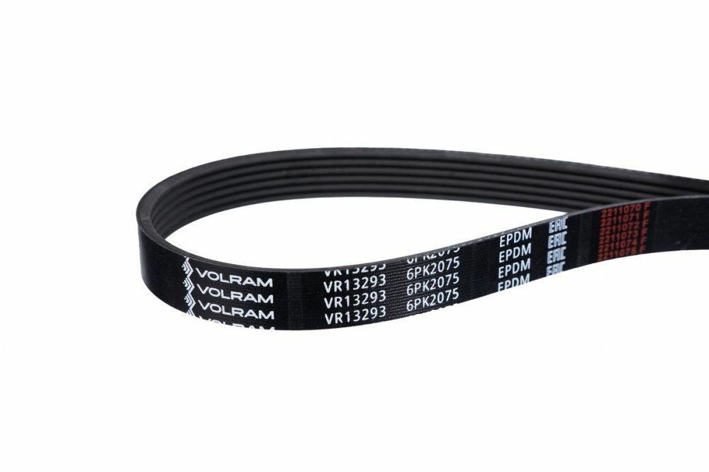 Ремень приводной Volram VR13293 поликлиновый генератора аналог 6PK2075 Ford Mondeo 3