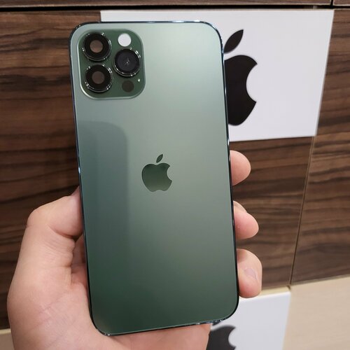 Корпус для iPhone X в стиле iPhone 14Pro (цвет: Green - Альпийский зелёный)