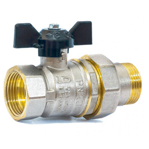 Кран шаровой LD Pride 47.306.15 1/2" с американкой