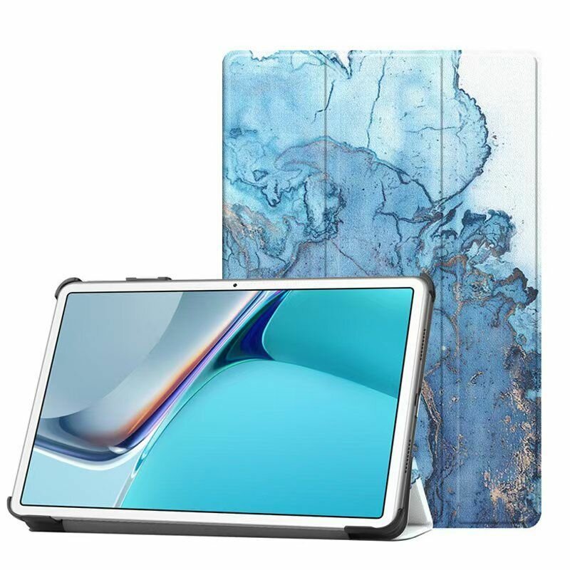 Умный чехол для Redmi Pad Se / Редми Пад Ce 2024 года, 8.7 дюйма, синий мрамор