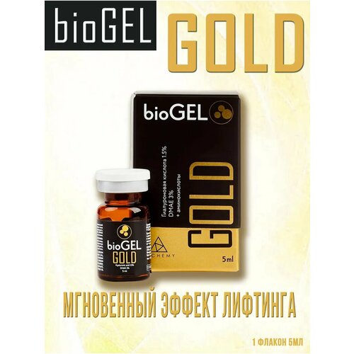 Лифтинг-сыворотка биогель для лица Gold