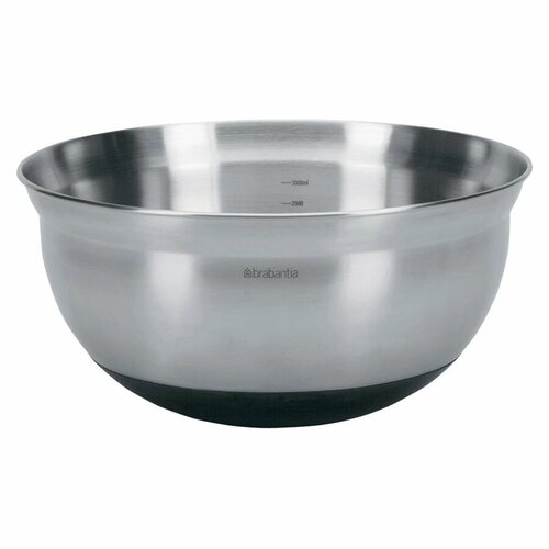 Миска для смешивания нескользящая Brabantia Brabantia 3 л сатинированный хром 9820₽