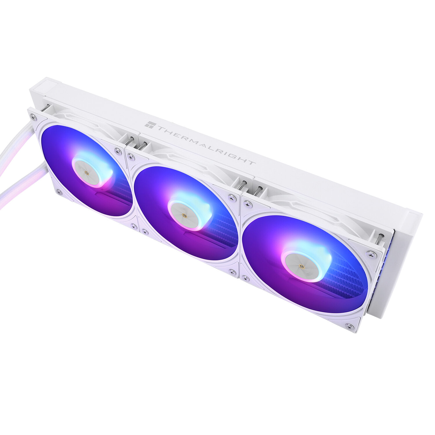 Система водяного охлаждения Thermalright Frozen Warframe 360 White ARGB / СЖО для процессора с экраном AM4/AM5 LGA1851 — фото 1