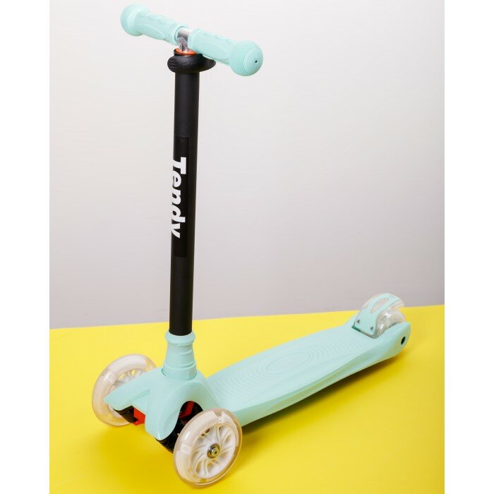 Самокат Forest Kids "Tendy Mint", детский, 3 колеса, для детей от 3 лет, нагрузка до 50кг