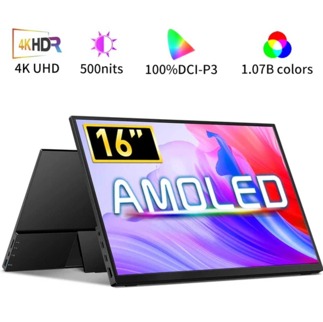 16" Портативный монитор VCHANCE 4K OLED 3840x2400, 60 Гц
