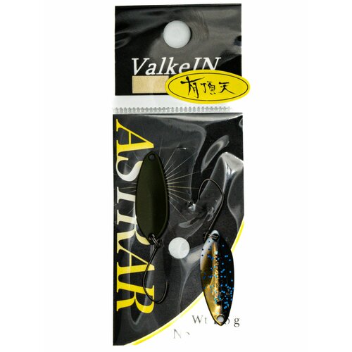 Японская блесна на форель ValkeIN Astrar, 2.4 г, Uchoten Kurobane / Форелевые приманки для рыбалки