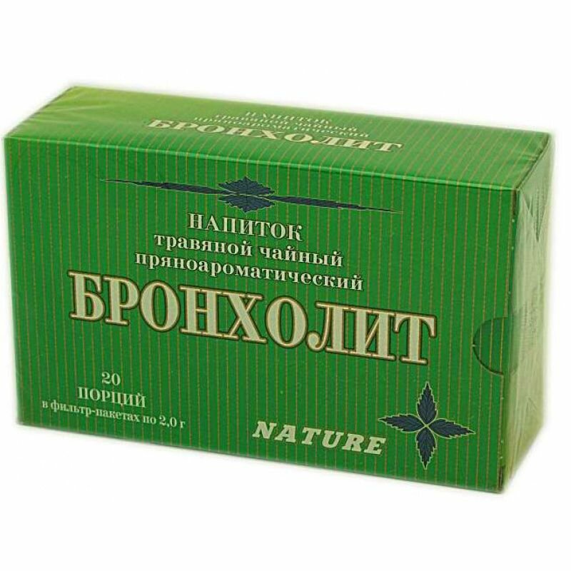 Nature Чай травяной бронхолит повышение иммунитета простуда 20 шт