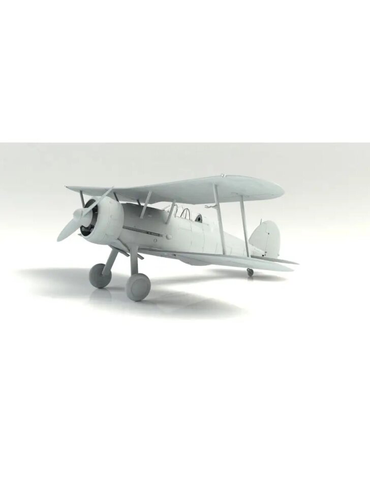 Cборная модель Британский истребитель 2МВ Gloster Gladiator Mk.I ( 1/32) ICM 32040 — фото 1