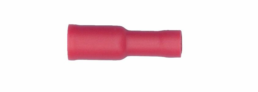 Наконечник круглый D4 0,5-1,0 мм2 красный мама (100 шт)