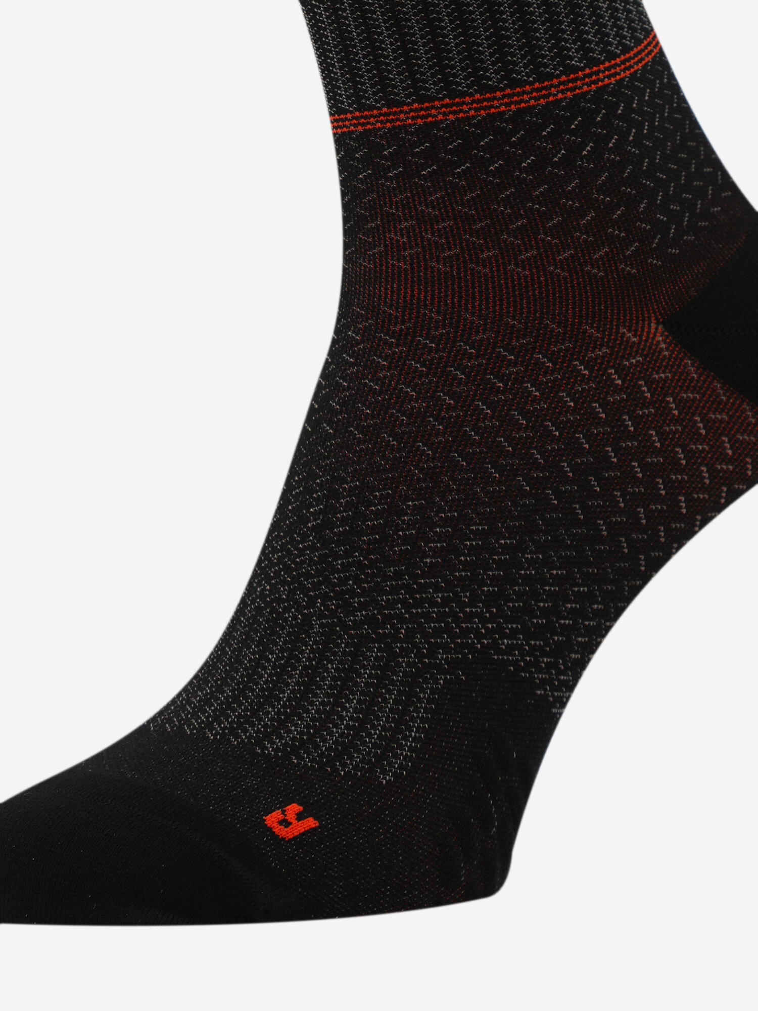 Гольфы спортивные ATHLEX, размер 35-38, черный/красный — фото 1