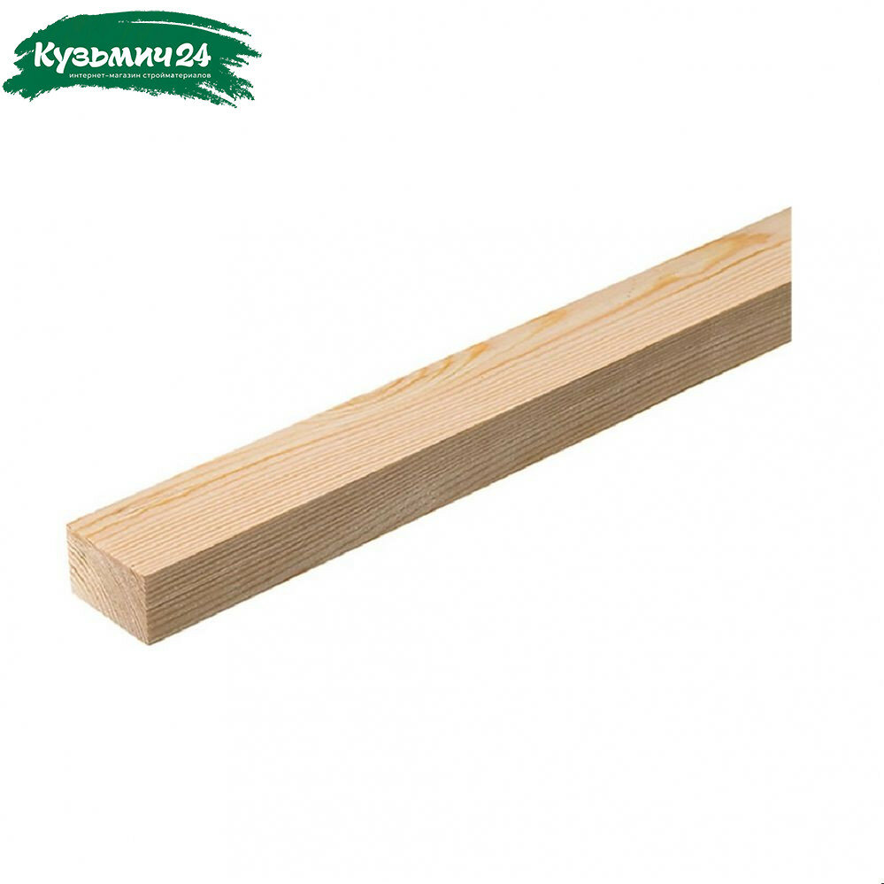 Брусок строганый сорт АВ Хвойные породы 30х45х3000 мм сухой 2 шт.