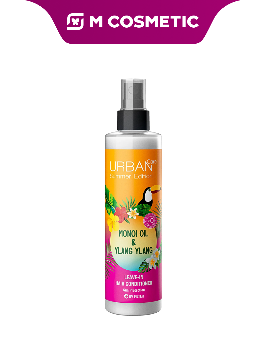 Кондиционер URBAN CARE Monoi Ylang Ylang, для блеска и восстановления волос, с маслами, 200 мл