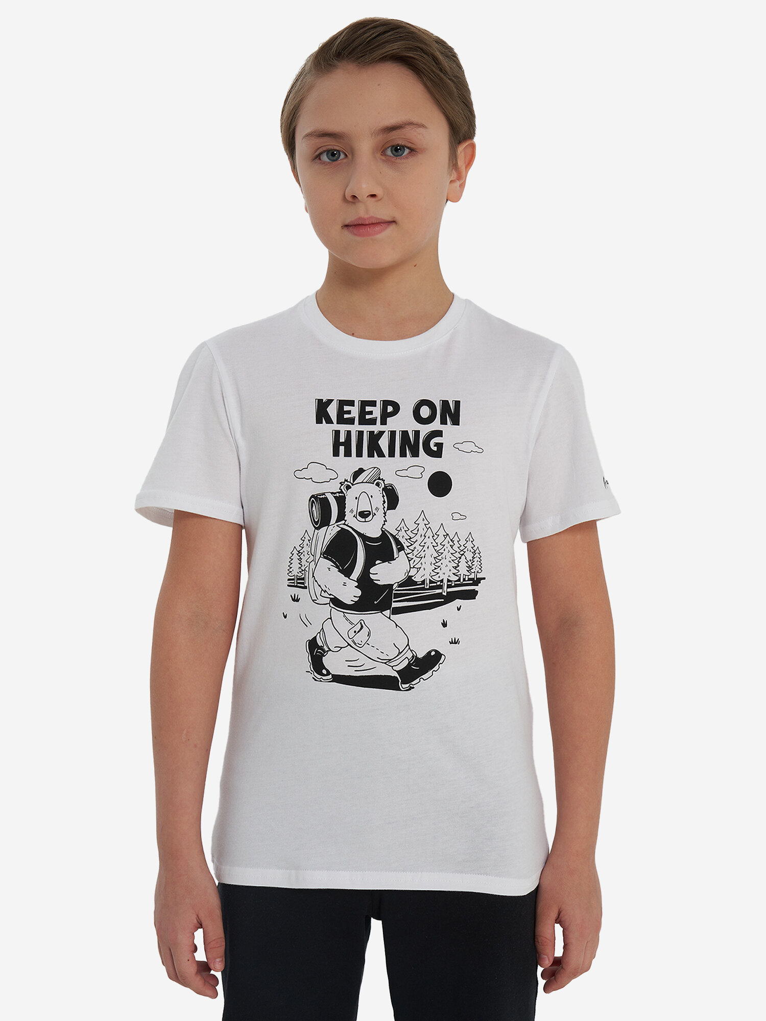 Футболка OUTVENTURE, размер 134-140, белый — фото 1