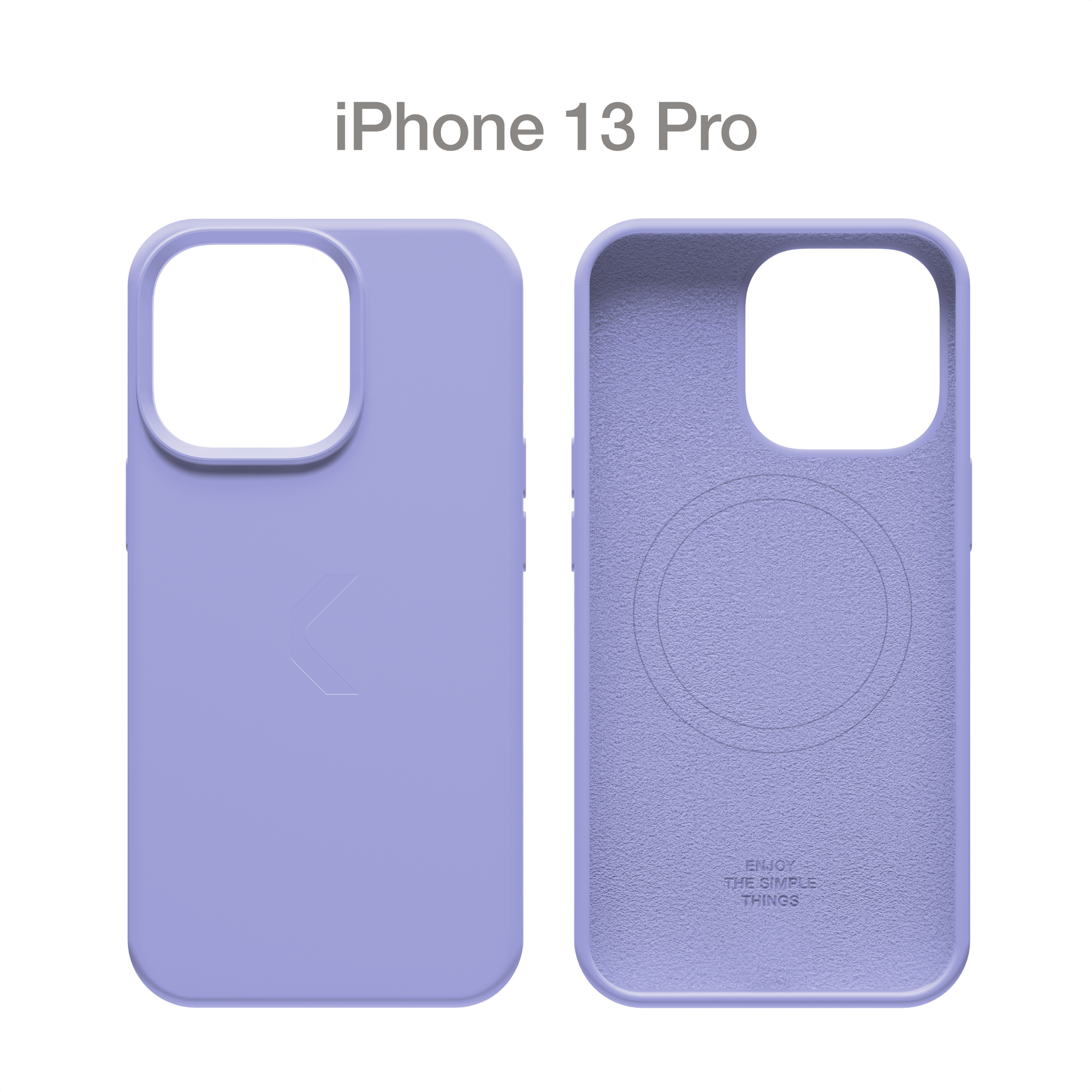 Силиконовый чехол COMMO Shield Case для iPhone 13 Pro с поддержкой беспроводной зарядки, Lavender