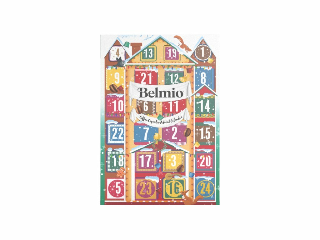 Набор кофе в алюминиевых капсулах Belmio Advent Calendar 2023, для системы Nespresso , 24 капсул .