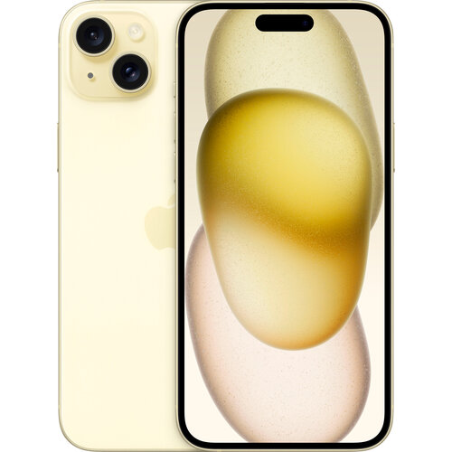 Смартфон Apple iPhone 15 Plus 256 ГБ, Dual nano SIM, желтый