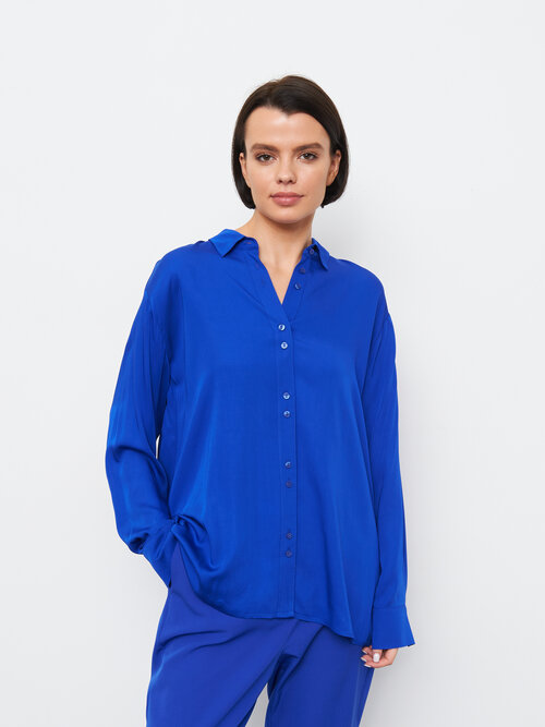 Рубашка  Gerry Weber, размер 40, синий