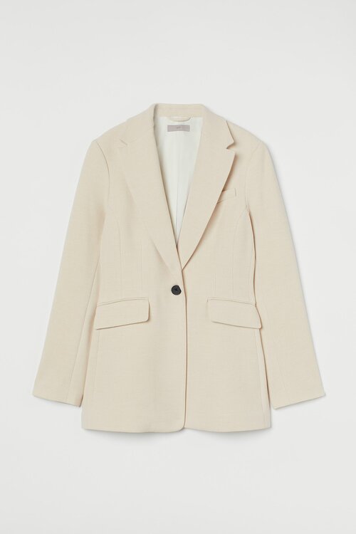 Пиджак H&M, размер 42, бежевый