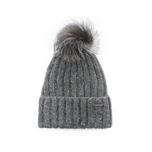 фото Шапка бини marhatter, размер 52/54, серый