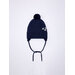 Шапка-шлем Sela демисезонная, подкладка, помпон, размер 54, синий