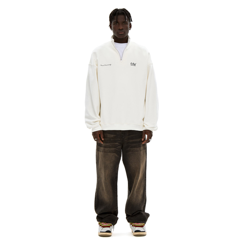 фото Свитшот frht half-zip, размер xxl, , milk