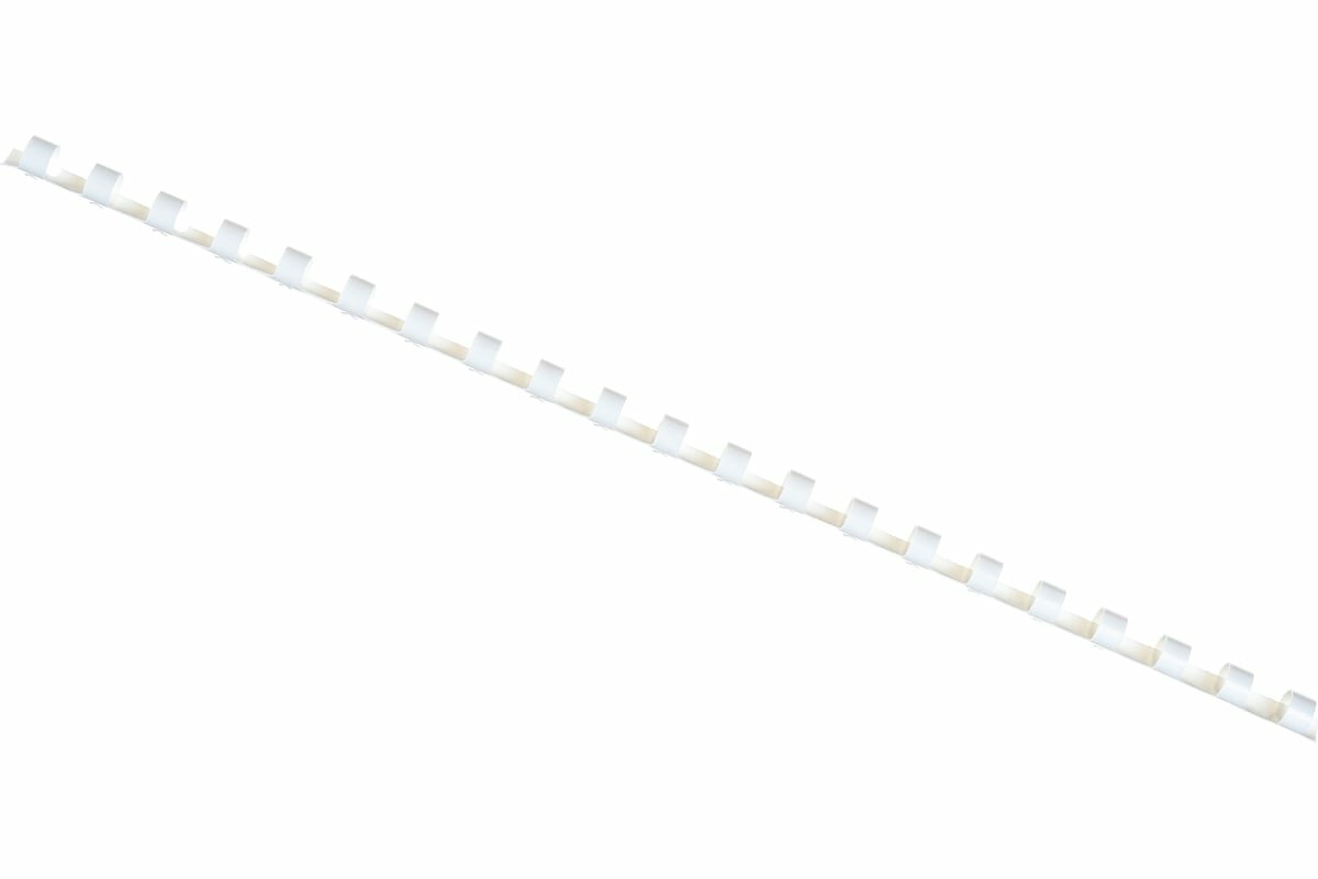 Office Kit Пластиковые пружины для переплёта 8 мм белые уп. 100 шт. BP2011