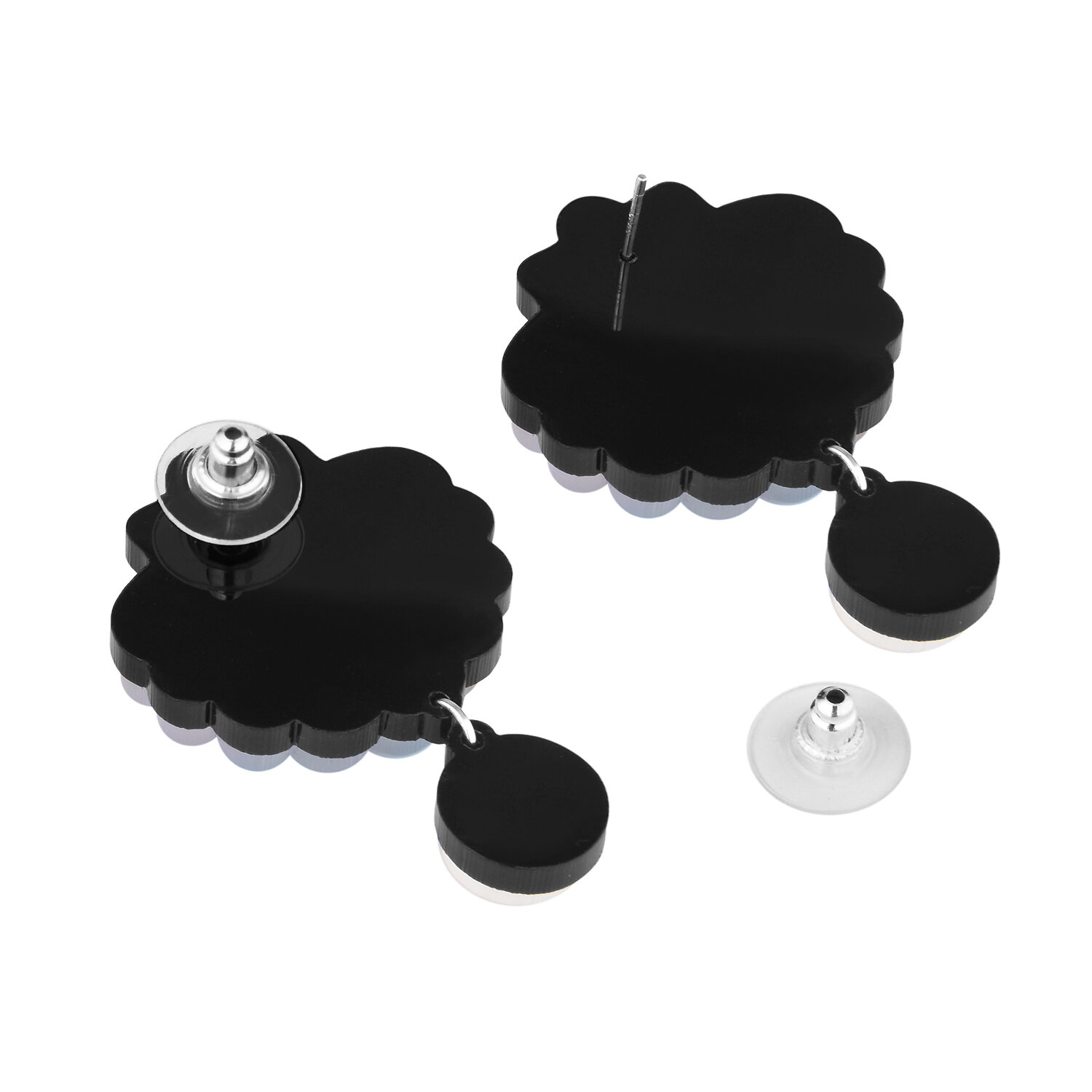 Серьги пусеты MONOLAMA, размер 45 мм — фото 1