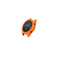 Чехол-кейс-пенал MyPads для умных смарт-часов HONOR MagicWatch 2 46mm /  HUAWEI Watch GT 2 Classic / Sport / Elite 46 mm прочный силикон с противоударными свойствами оранжевый
