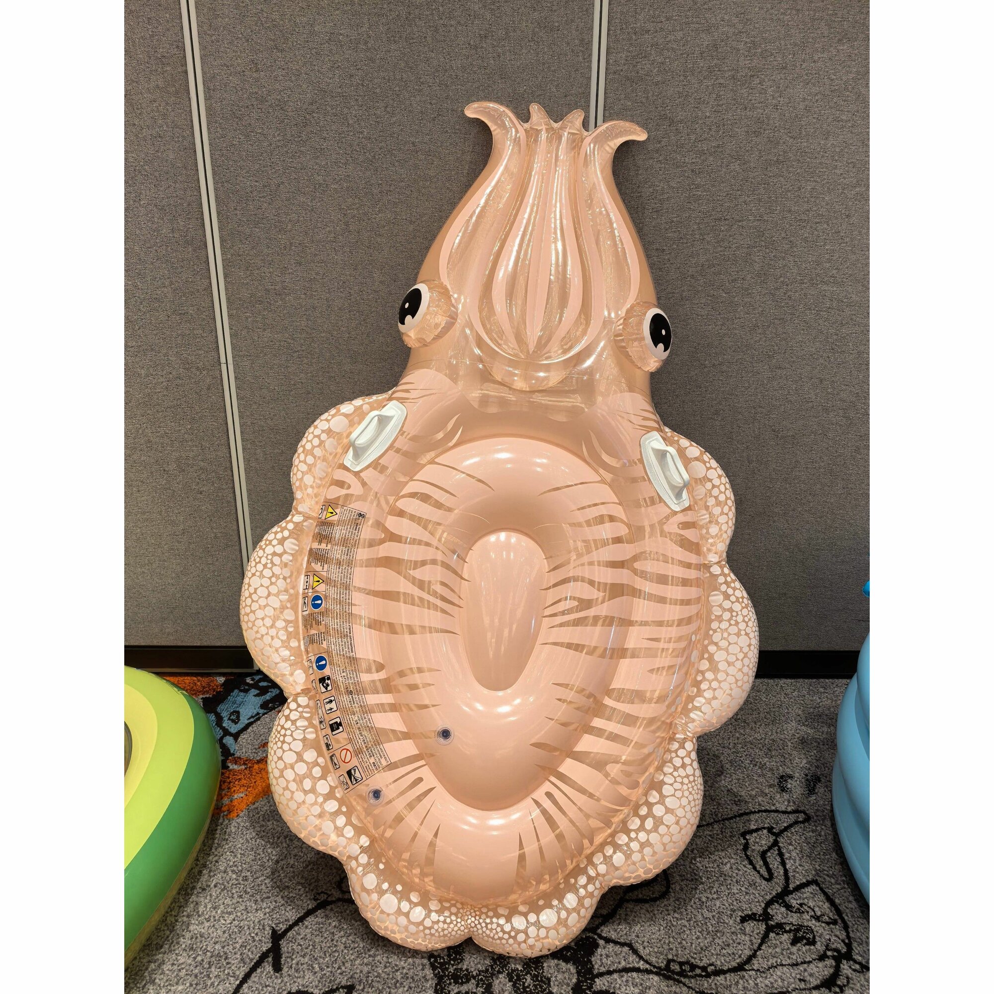 Надувной матрас-плот для плавания 191х117х30см "Каракатица", до 100кг, от 6 лет — фото 1