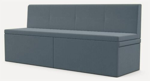 Изображение товара Диван-кровать Лего фокус- мебельная фабрика 186х58х83 см велюр серый матовый
