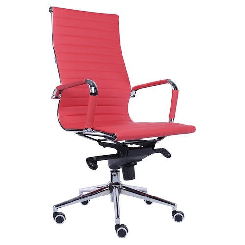 фото Компьютерное кресло everprof rio m для руководителя, обивка: натуральная кожа, цвет: красный