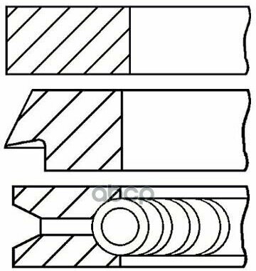 Кольца Поршневые Bmw 5(E39) Std D=84Mm(Компл.) Goetze арт. 0842530000