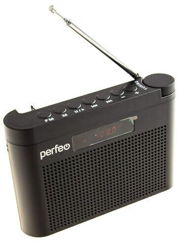 Радиоприемник Perfeo радиоприемник цифровой тайга FM+ 66-108МГц/ MP3/ встроенный аккум, USB/ серый
