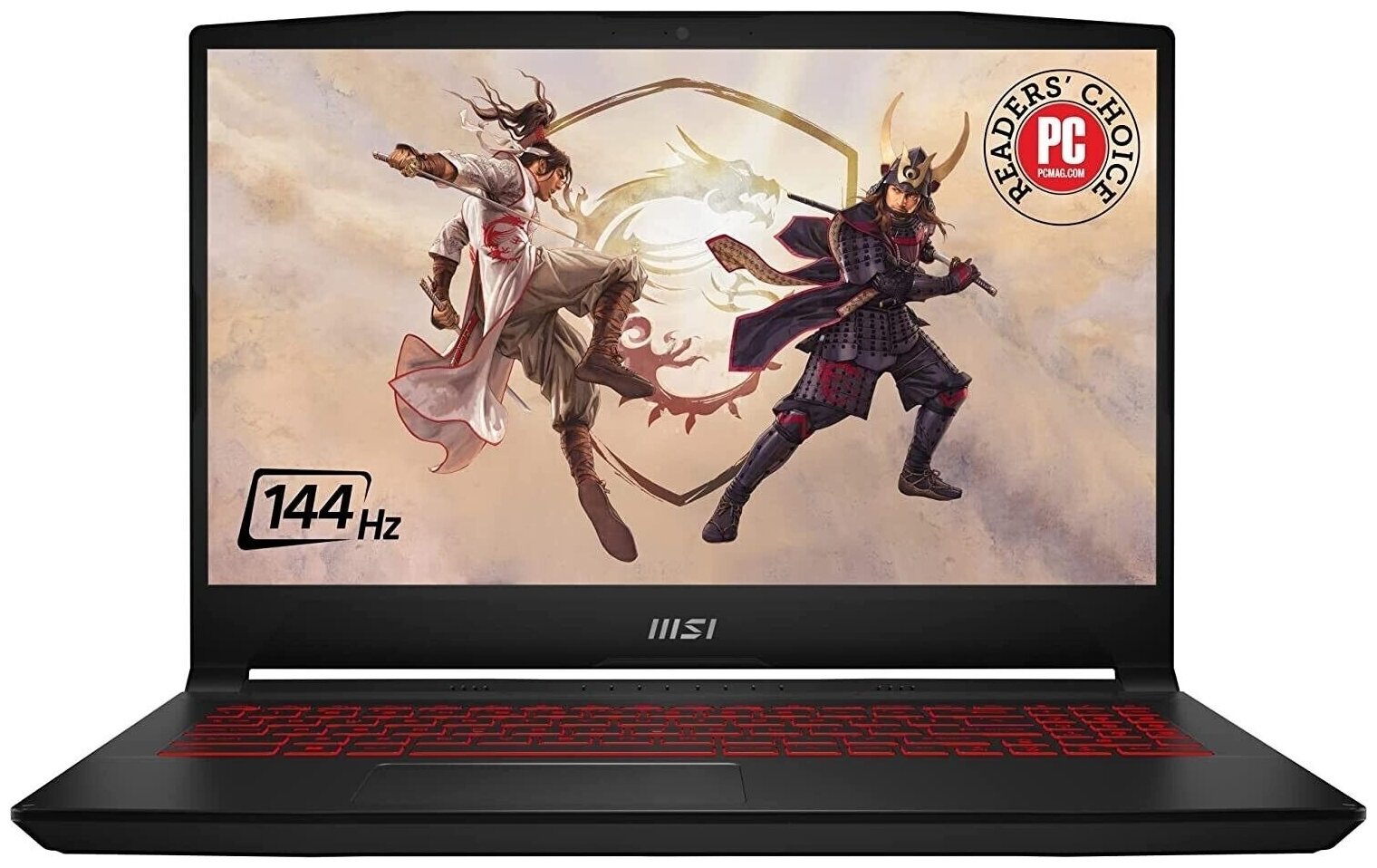 Ноутбук MSI Katana GF66 15.6" 144Hz FHD Gaming Laptop: Intel Core i7-12650H RTX 3050 Ti 16GB 512GB NVMe SSD Win 11 Home