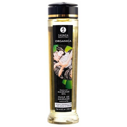 Массажное масло без аромата Organica - 240 мл. gernetic huile de beuate beauty oil масло для лица и тела масло красоты 500 мл