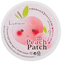 L'arvore патчи для глаз гидрогелевые Hydrogel eye & cheek petit Peach Patch (60 шт.)