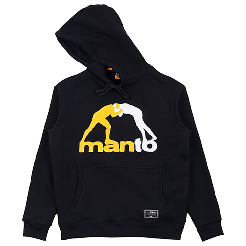 Толстовка спортивная Manto, размер L, черный толстовка manto hoodie vibe 21 grey black s