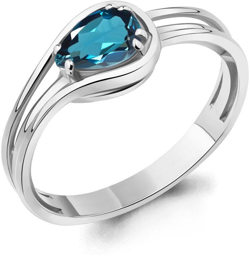 Кольцо Diamant online, серебро, 925 проба, Лондон топаз