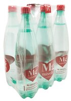 Вода минеральная Mivela Mg++ слабогазированная, ПЭТ, 1 л