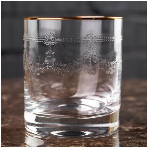 Стакан для виски Saint Jacques Whisky Glass With Gold