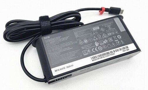 Блок питания Lenovo Type-C, 95W (5V,9V,15V/3A, 20V/4.75A) без сетевого кабеля, ORG