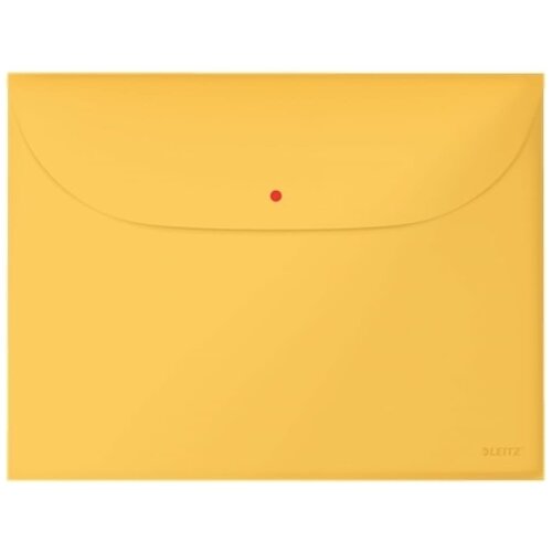 Папка-конверт Leitz Cosy с 2-мя карманами, 3 шт. в уп, желтый