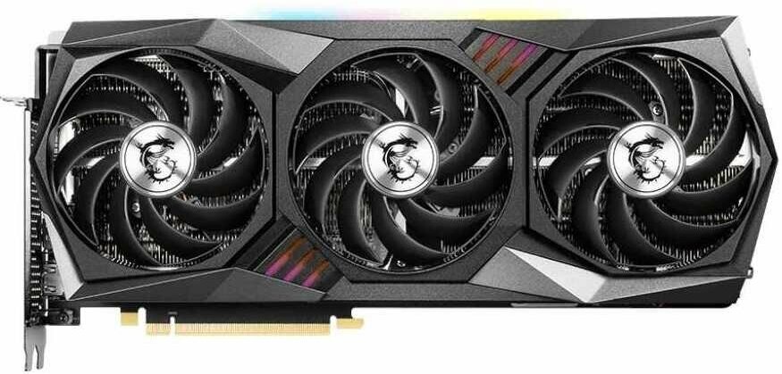 Видеокарта RTX3080 10240Mb MSI PCI-E 4.0 RTX 3080 GAMING Z TRIO 10G LHR NVIDIA GeForce 320 GDDR6X 1830/19000/HDMIx1/DPx3/HDCP Ret