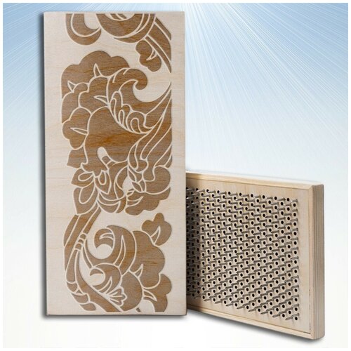 фото Доска садху с динамическими гвоздями, растения цветы - 1320 светлая goodwood