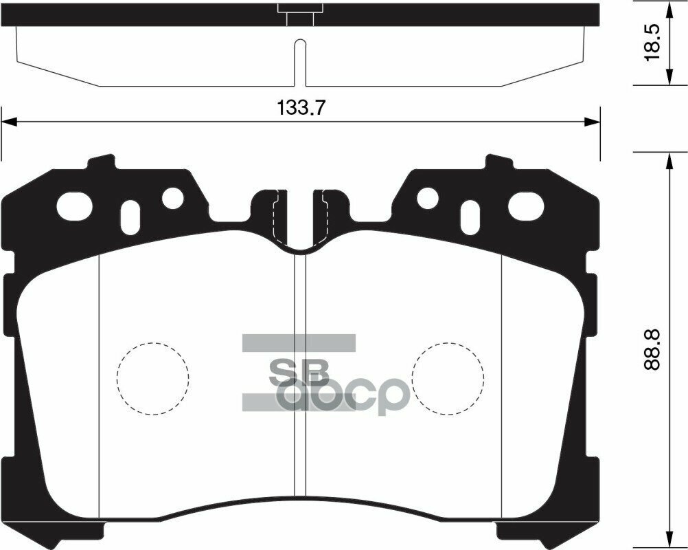 Колодки тормозные дисковые Sangsin brake арт. SP1496