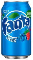 Газированный напиток Fanta Berry, США, 0.355 л, 12 шт.