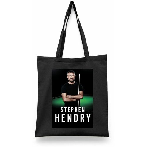 фото Сумка-шоппер унисекс каждому своё "снукер/бильярд/club 147" черная