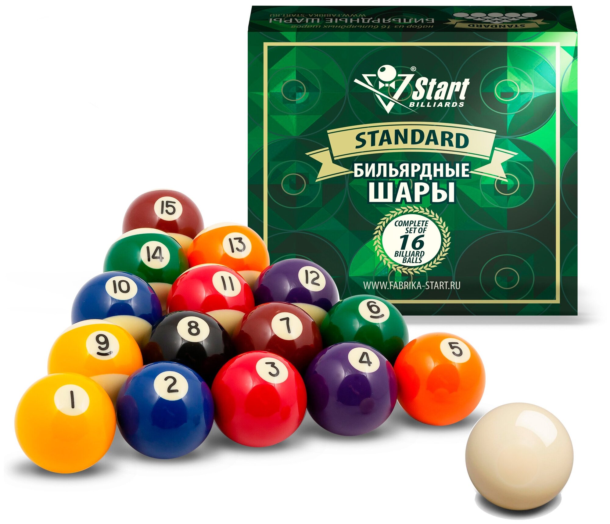 Шары для бильярда Start Billiards Standard 572 мм