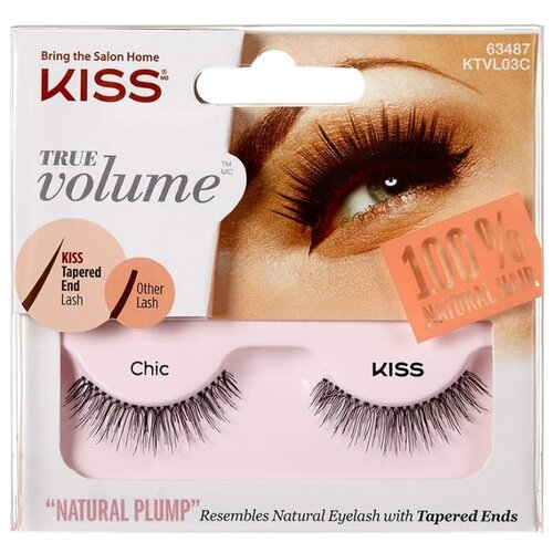 фото Kiss накладные ресницы True Volume Chic черный